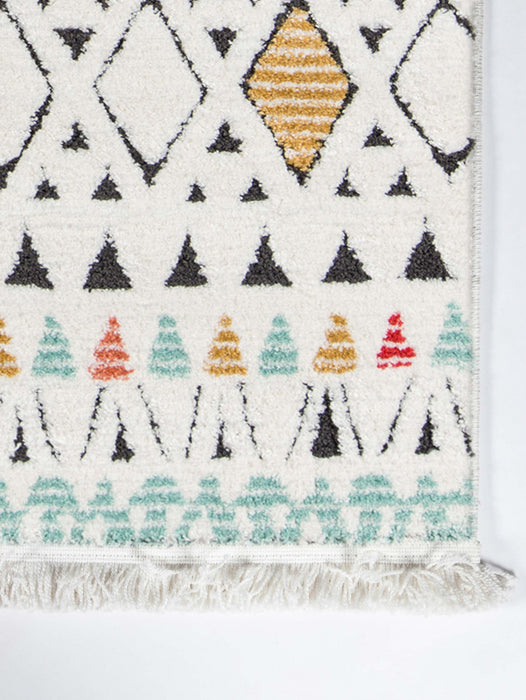 Tapis Contemporain Kaia 5'3\" x en Multi