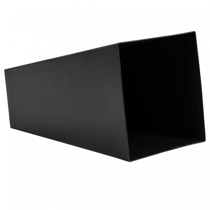 Outsunny Lot De 3 Pots De Fleurs En Plastique De 28\", Grands Pots De Fleurs Coniques En Plastique Pour Exterieur Et Interieur, Pour Entree, Patio, Cour, Noir
