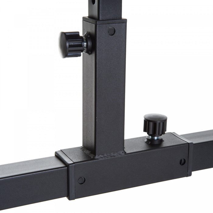 Soozier Machine De Presse De Jambe En Acier Machine D'elevation Assise Noir