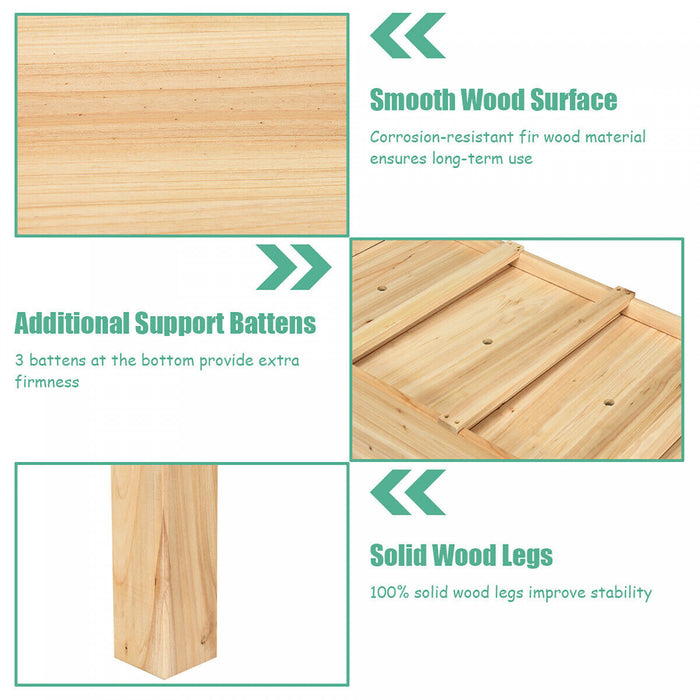 Jardiniere En Bois Sur Pieds