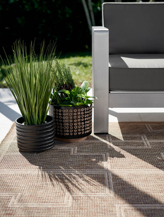 Tapis Transitionnel Dune 5'3\" x 7'7\" en Ivoire