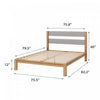 Kumiki Interlocking Bamboo Platform Bed with Headboard - King Size | Kumiki lit plateforme à emboîtement en bambou avec tête de lit - Très grand