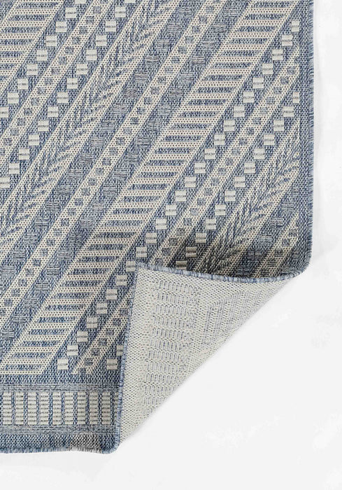 Tapis Transitionnel Livia 8'0\" x 10'0\" en Bleu