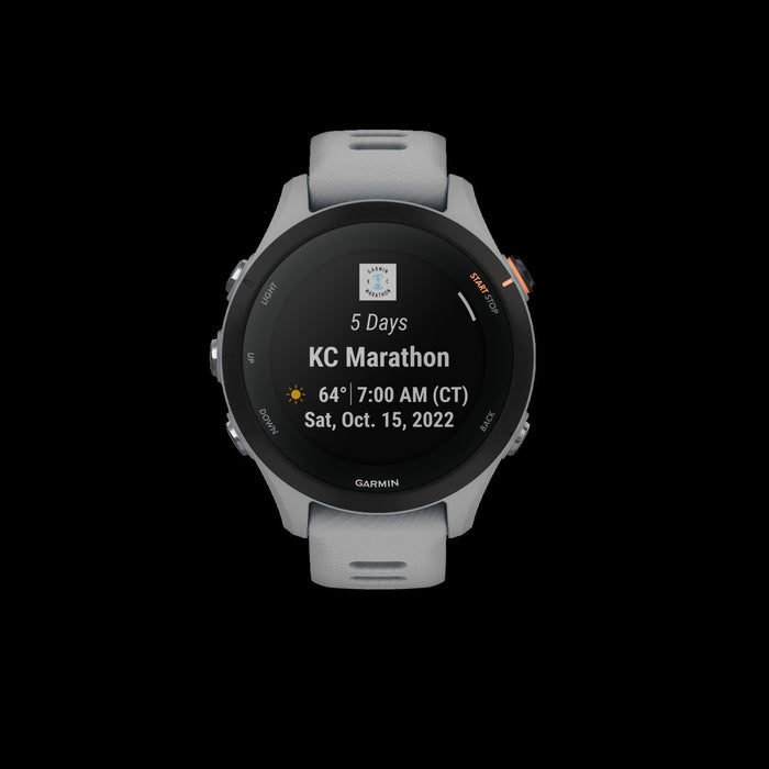 Garmin Forerunner® 255s Montre Gps Intelligente - Suivi De La Sante Quotidien, Autonomie De 12 Jours - Gris Poudre