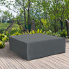 Outsunny Patio Furniture Covers Waterproof 600D, 80.7" x 75.6" x 24", Grey