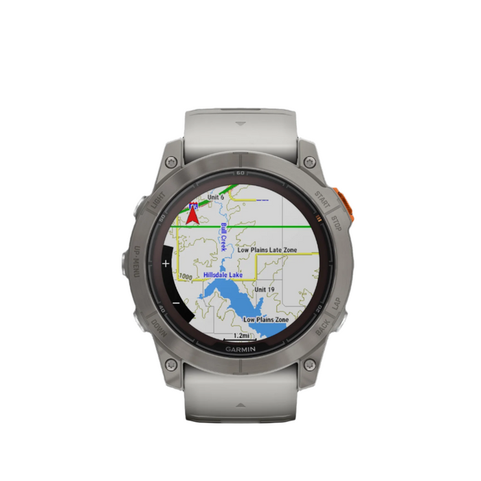 Garmin Fenix® 7x Pro Gps Smartwatch - Suivi De La Sante Avec Chargement Solaire, 51 Mm - Titane