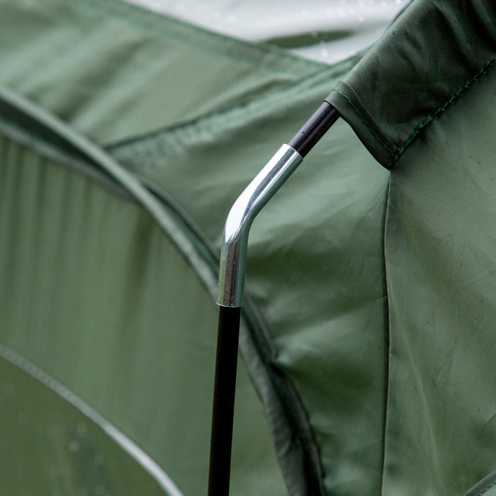 Serre Pop-up - Serre De Jardin Pop-up - 4 Portes Zippees Enroulables - Dim. 2,5l X 1,25l X 1,35h Cm - Sac Transport Inclus - Pvc Vert