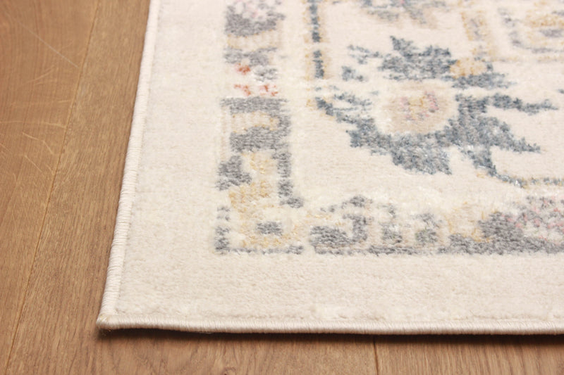 Carpette Rococo ivoire - 8 pi 0 po x 10 pi 0 po  