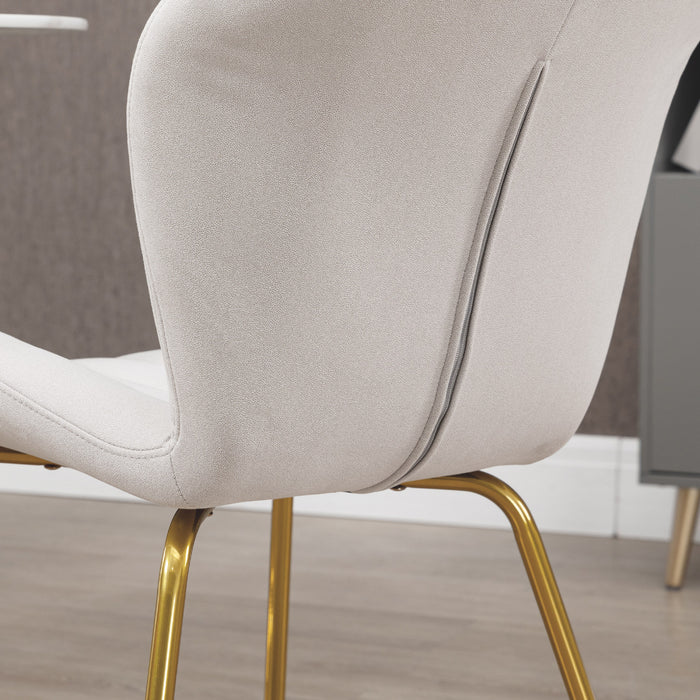Ensemble de 4 chaises de salle a manger HOMCOM avec dossier rembourre