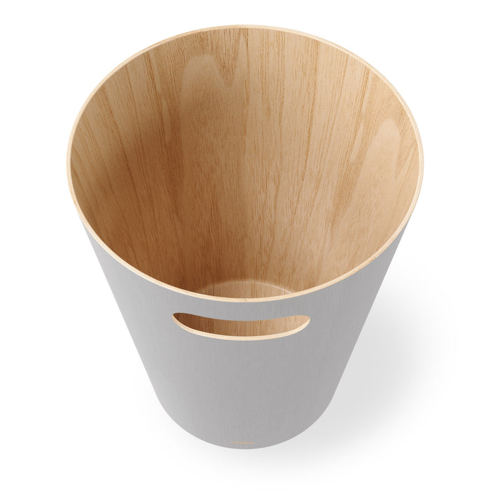 Poubelle Woodrow de Umbra - grise