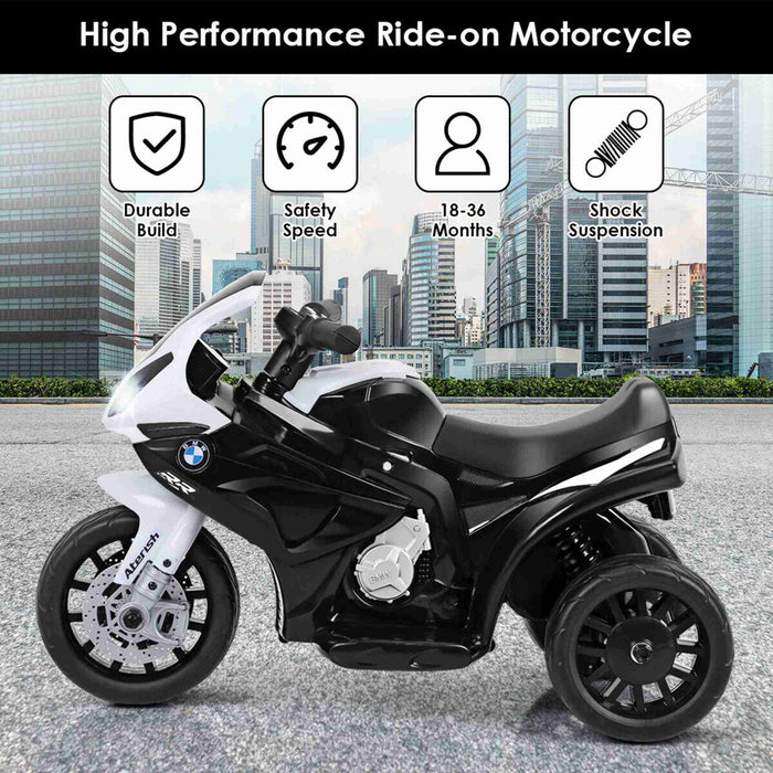 Les Enfants Montent Sur La Moto Bmw Sous Licence 6v Electrique 3 Roues Velo W / Musique Et Lumiere