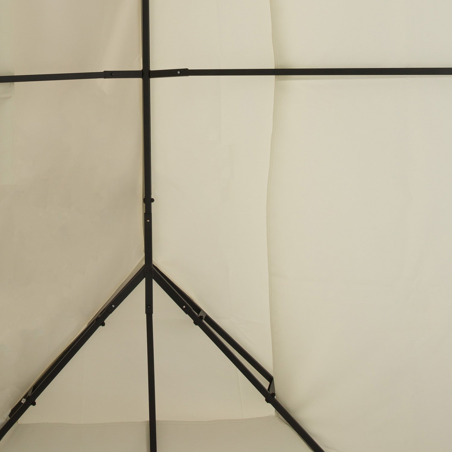 Support central de toit à 4 voies, pièces de rechange pour tonnelle - En plastique - Noir - Pour Support central de toit à 4 voies, pièces de rechange pour tonnelle - En plastique - Noir - Pour