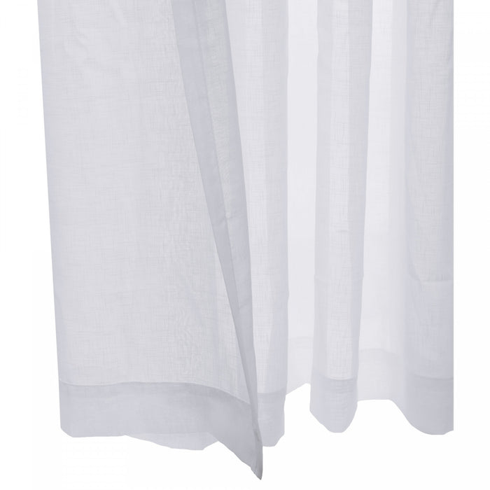 Panneau de rideau transparent à œillets Côte d’Azur blanc d’Habitat - 112 x 84