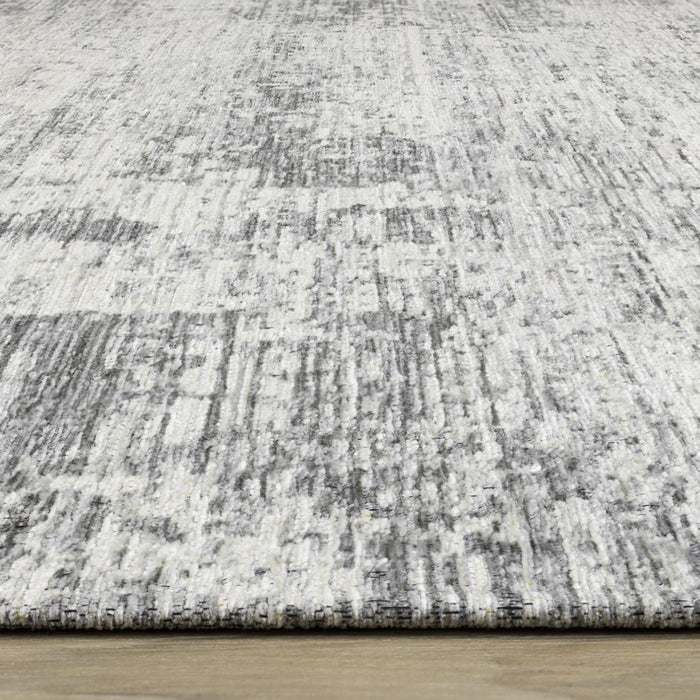 Tapis Kylie bordures gris delave, 7'10\" x 10'10\"