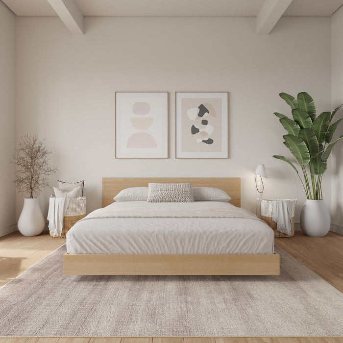 Lit plateforme bas Satori avec tete de lit King