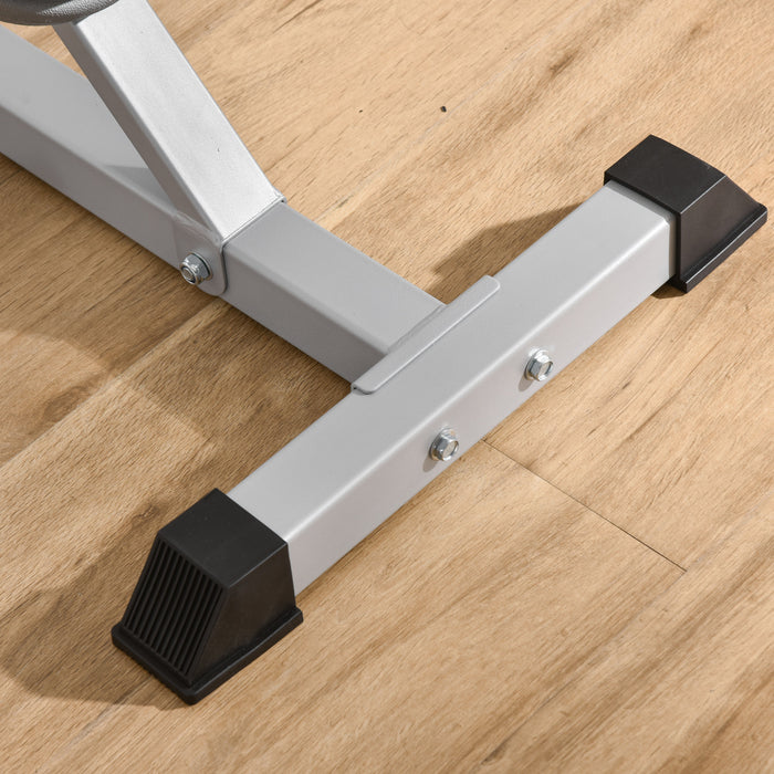 Soozier Paire Reglable De Support D'halterophilie Barbell Squat Rack