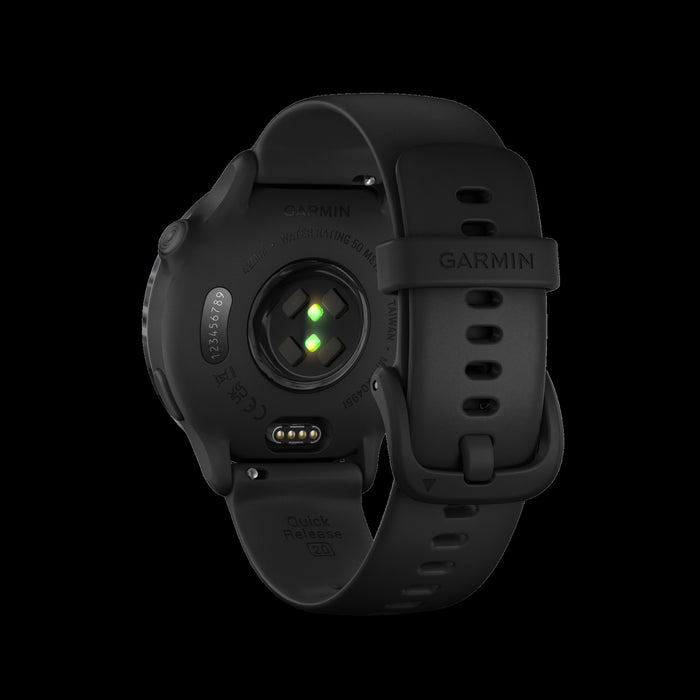 Montre intelligente Garmin Vivoactive 6 Slate Black - Suivi de bien-etre, surveillance de la batterie corporelle, coach de sommeil, applications sportives, Garmin Pay, stockage de musique