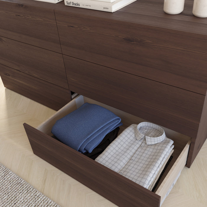 Commode James Nordika Nexera à 6 tiroirs - truffe