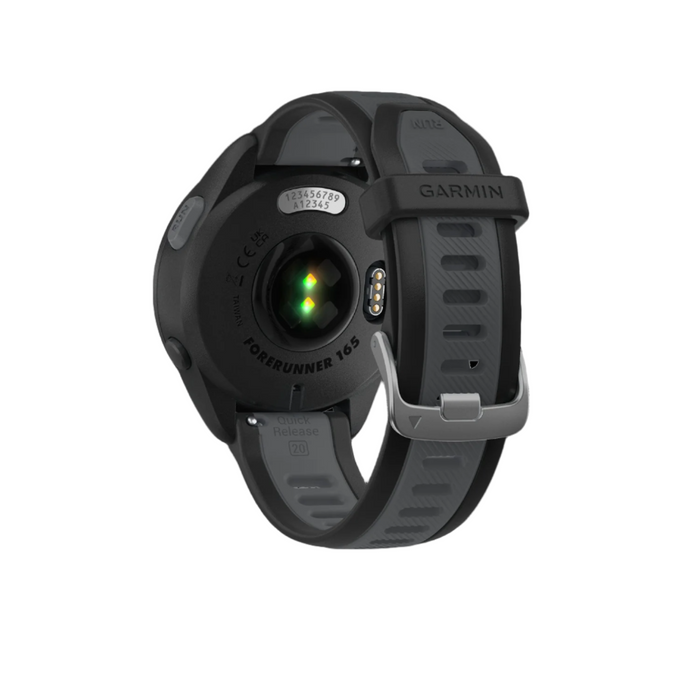 Montre Intelligente Gps Garmin Forerunner® 165 - Suivi De La Sante Avec Ecran Amoled - Noir/gris Ardoise