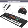 Costway 54 Keys Music Electronic Keyboard Kid Electric Piano Organ Mic & Adapter