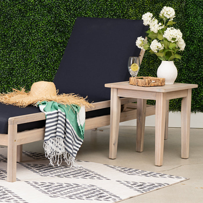 Table d’appoint Teagon pour la terrasse à l’extérieur - naturelle