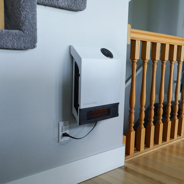 Chauffage mural electrique a infrarouge Heat Storm 1000W - Blanc