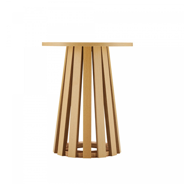 Table d’appoint Layla style scandinave moderne en chene clair