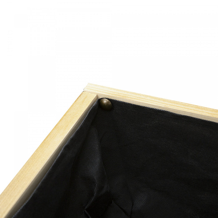 Outsunny Jardiniere Sur Pieds Potager Sureleve Tissu Non-tisse Inclus Bois Massif Sapin Bois Naturel