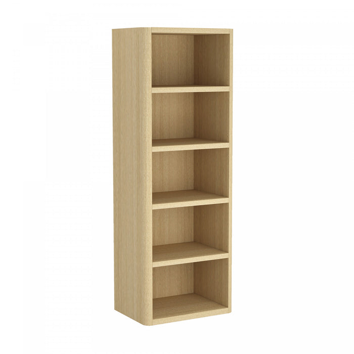 Bibliotheque ouverte moderne Rivington 28\" en chene naturel - Ensemble de 3