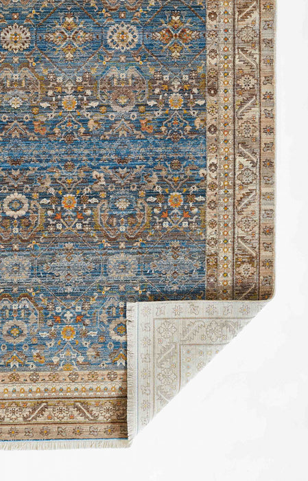 Tapis Traditionnel Gianna 9'0\" x 12'0\" en Bleu