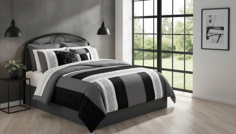 Ensemble Douillette Maddox 7 Morceaux pour Grand Lit