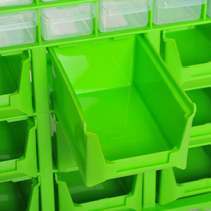 Durhand 39 Tiroirs En Plastique Pour Pieces De Rangement En Plastique, Vert