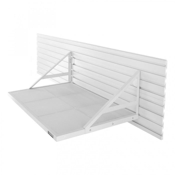 Tablette de rangement suspendue GearLoftMC Max de Gladiator - blanc martelé