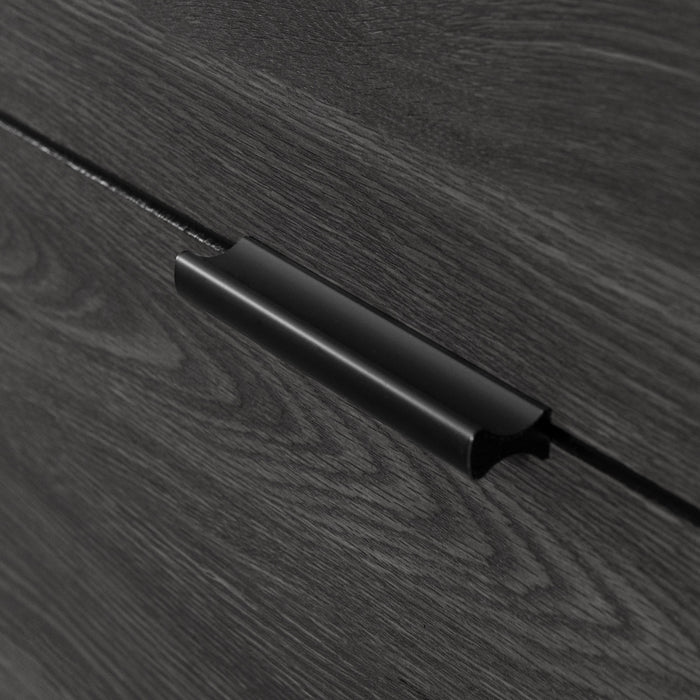 Fynn Table de chevet 2 tiroirs Chêne gris, de Meubles South Shore