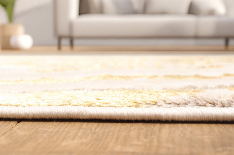 Tapis Contemporain/Moderne Clara 8'0\" x 10'0\" en Dore