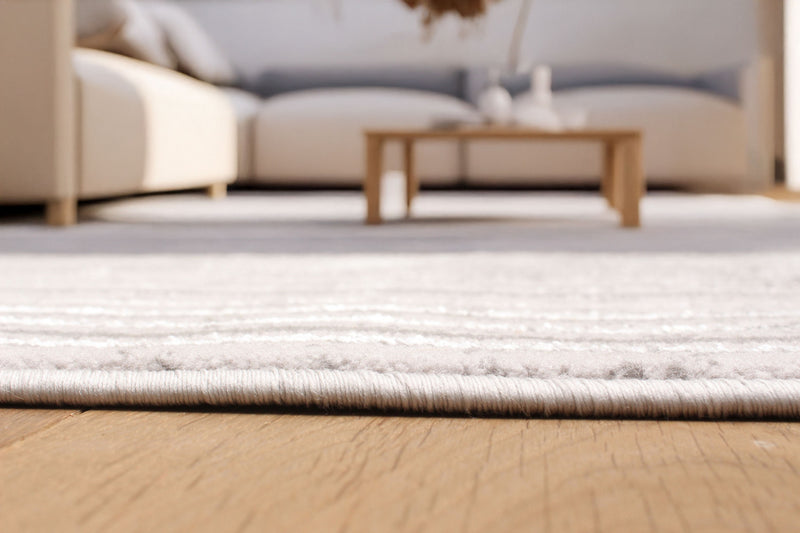 Tapis Contemporain/Moderne Blythe 5'0\" x 8'0\" en Gris