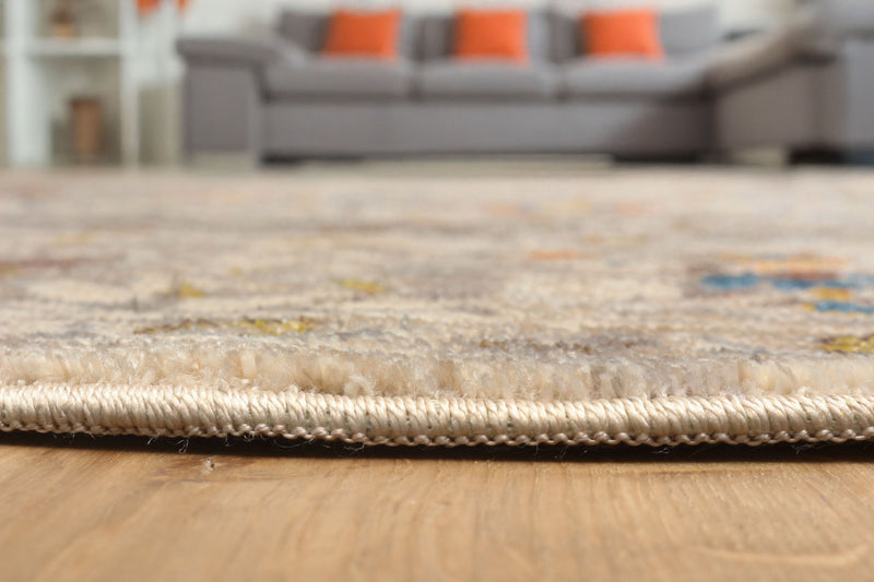 Tapis Traditionnel Zaina 5'0\" x 5'0\" en Gris