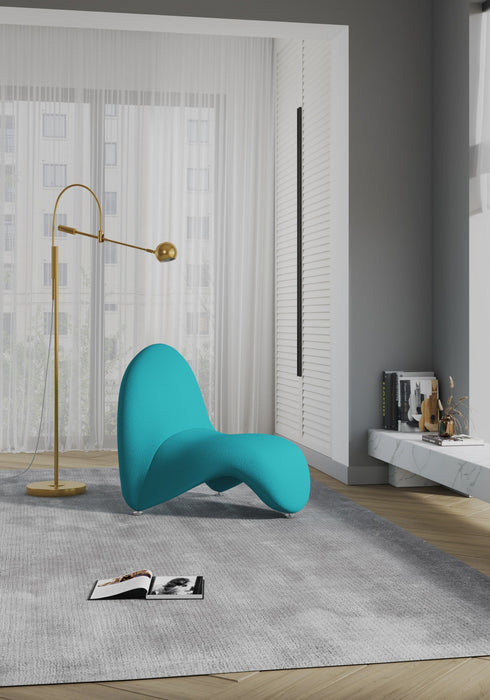 Fauteuil d’appoint moderne 1 piece MoMa en violet, turquoise et jaune