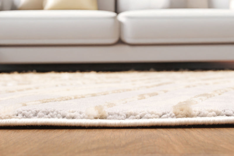 Tapis Contemporain/Moderne Sienna 8'0\" x 10'0\" en Gris