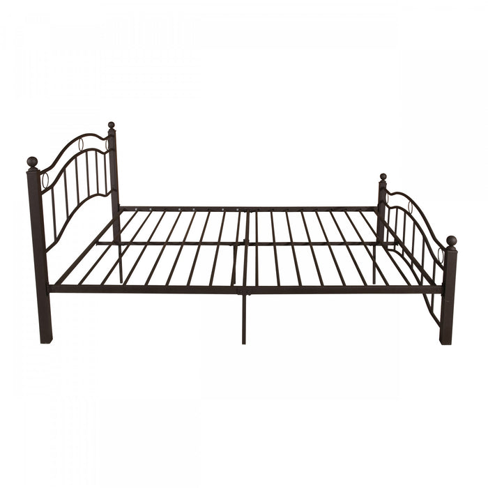 Jackson Cadre De Lit En Metal Avec Rangement Sous Le Lit, Cuivre