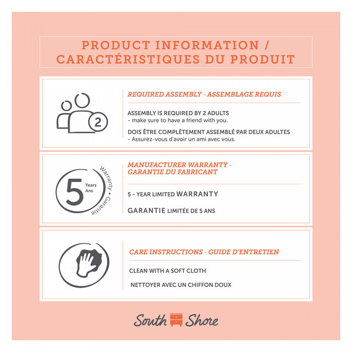 Bibliothèque étroite Axess à 5 tablettes - chocolat