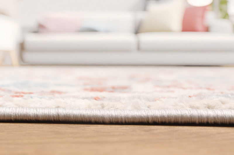 Tapis Traditionnel Mira 5'0\" x 8'0\" en Ivoire