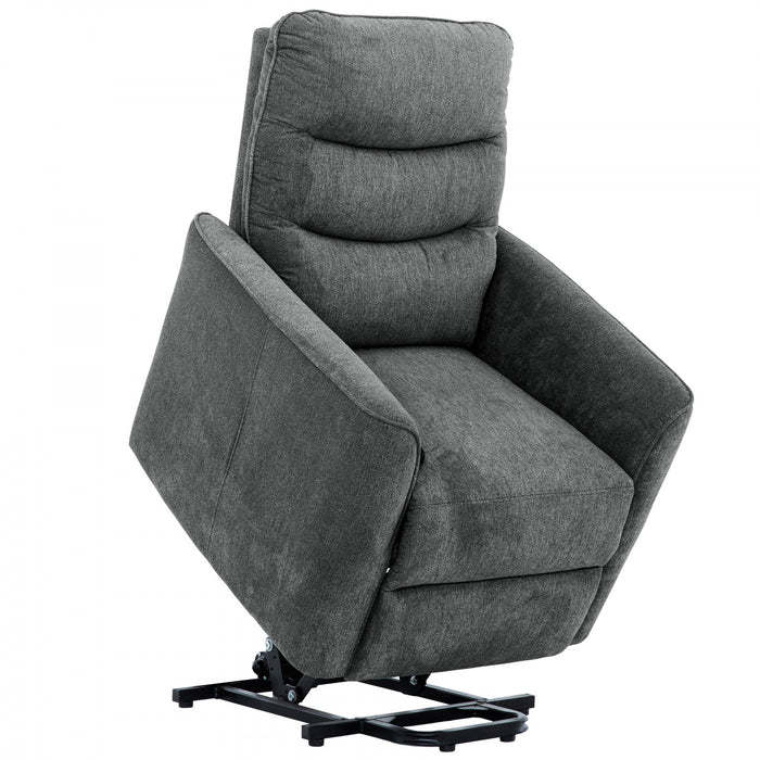 Fauteuil inclinable releveur electrique Sawyer de 30 po rembourre - Gris