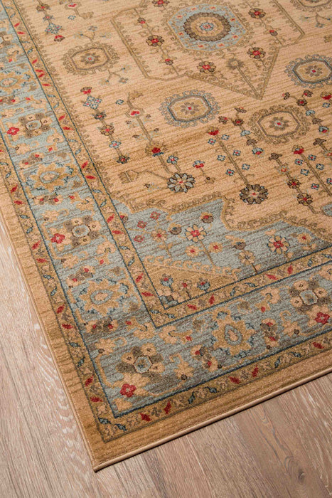 Tapis Traditionnel Lynda 2'3\" x 7'6\" en Ivoire
