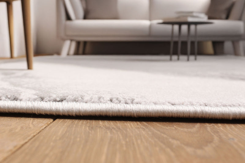 Tapis Contemporain/Moderne Dove 5'0\" x 8'0\" en Gris