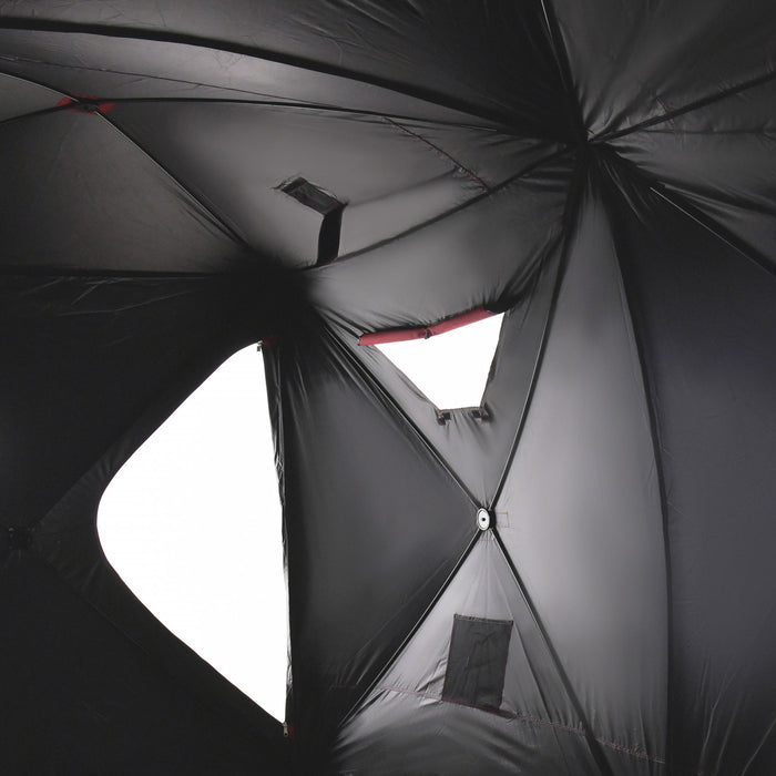 Outsunny Tente De Peche Sur Glace Pour 8 Personnes, Rouge