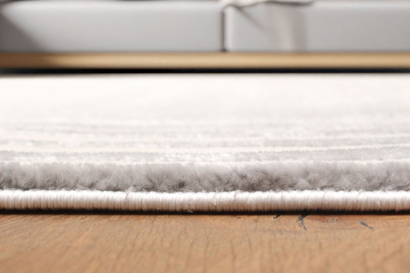 Tapis Contemporain/Moderne Ramona 5'0\" x 8'0\" en Gris