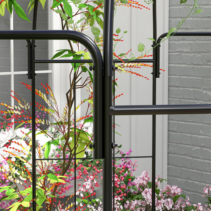 Outsunny Arbre De Jardin En Forme De Cage A Oiseaux, Pavillon De Pergola