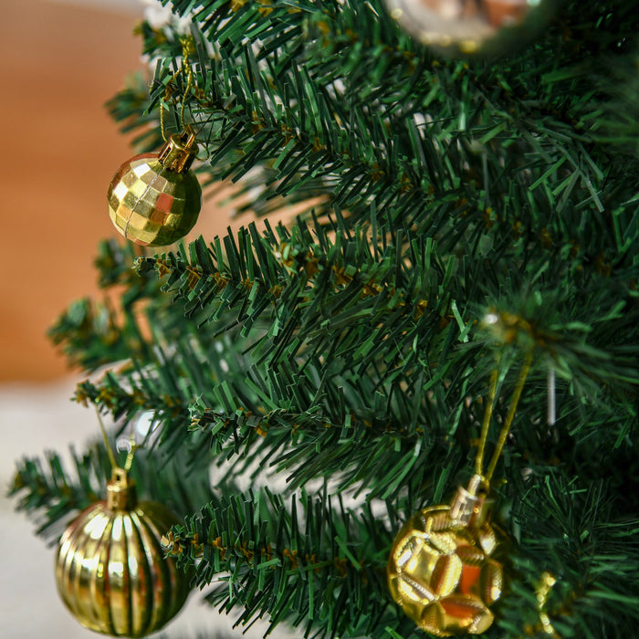 Homcom Arbre De Noel Artificiel En Forme De Crayon De 6 Pieds Avec 390 Branches
