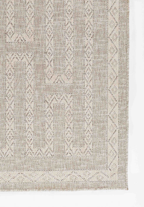 Tapis Transitionnel Maze 6'6\" x 9'0\" en Gris